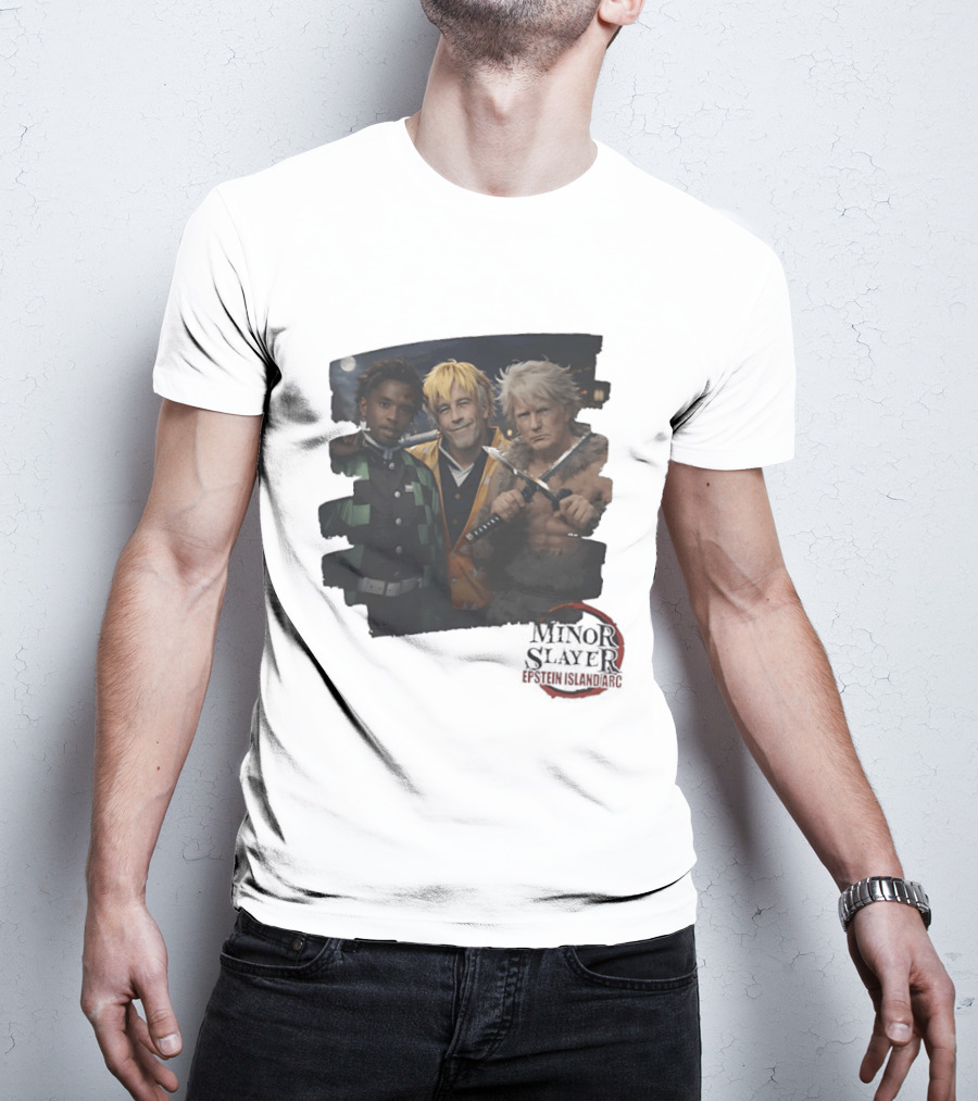 Minor Slayer Epstein Island Arc Characters Cosplay T-Shirt