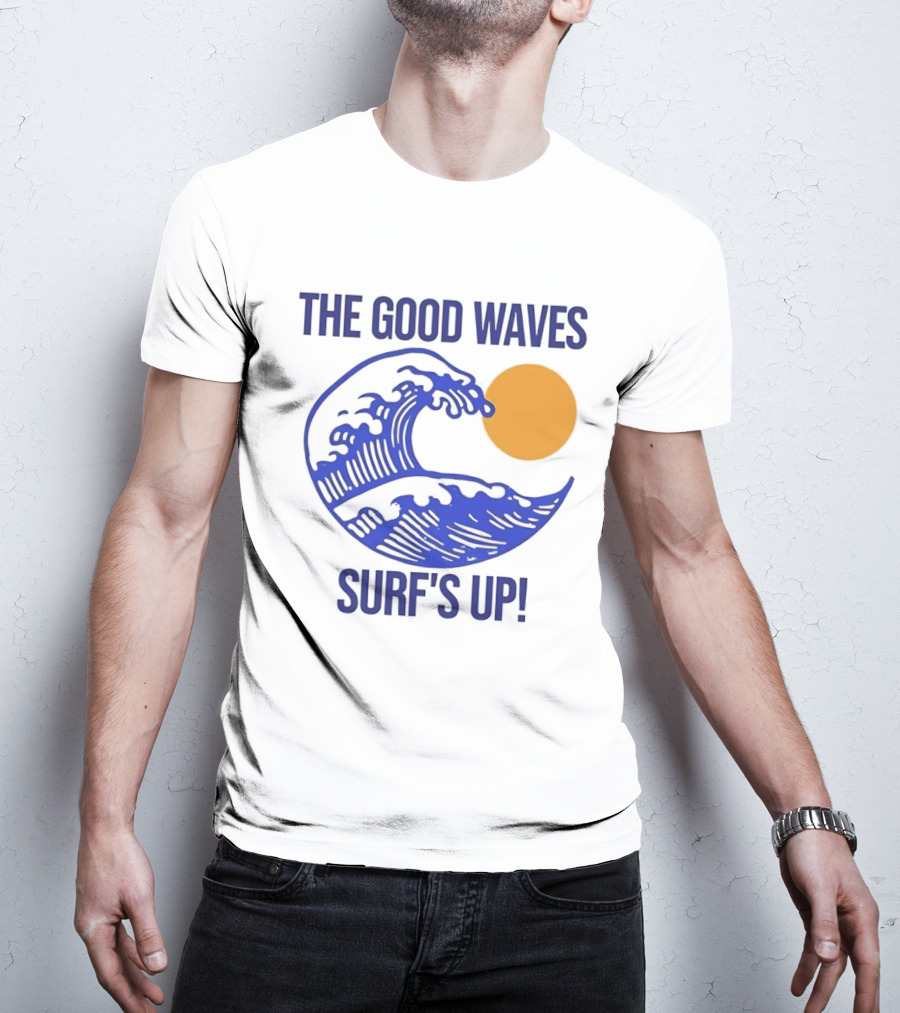 The Good Waves Surf's Up Sun And Wave T-Shirt