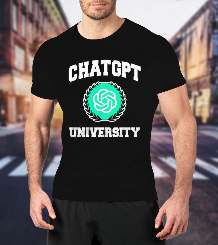 Chat GPT University Crest T-Shirt