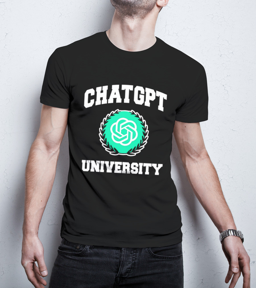 Chat GPT University Crest T-Shirt