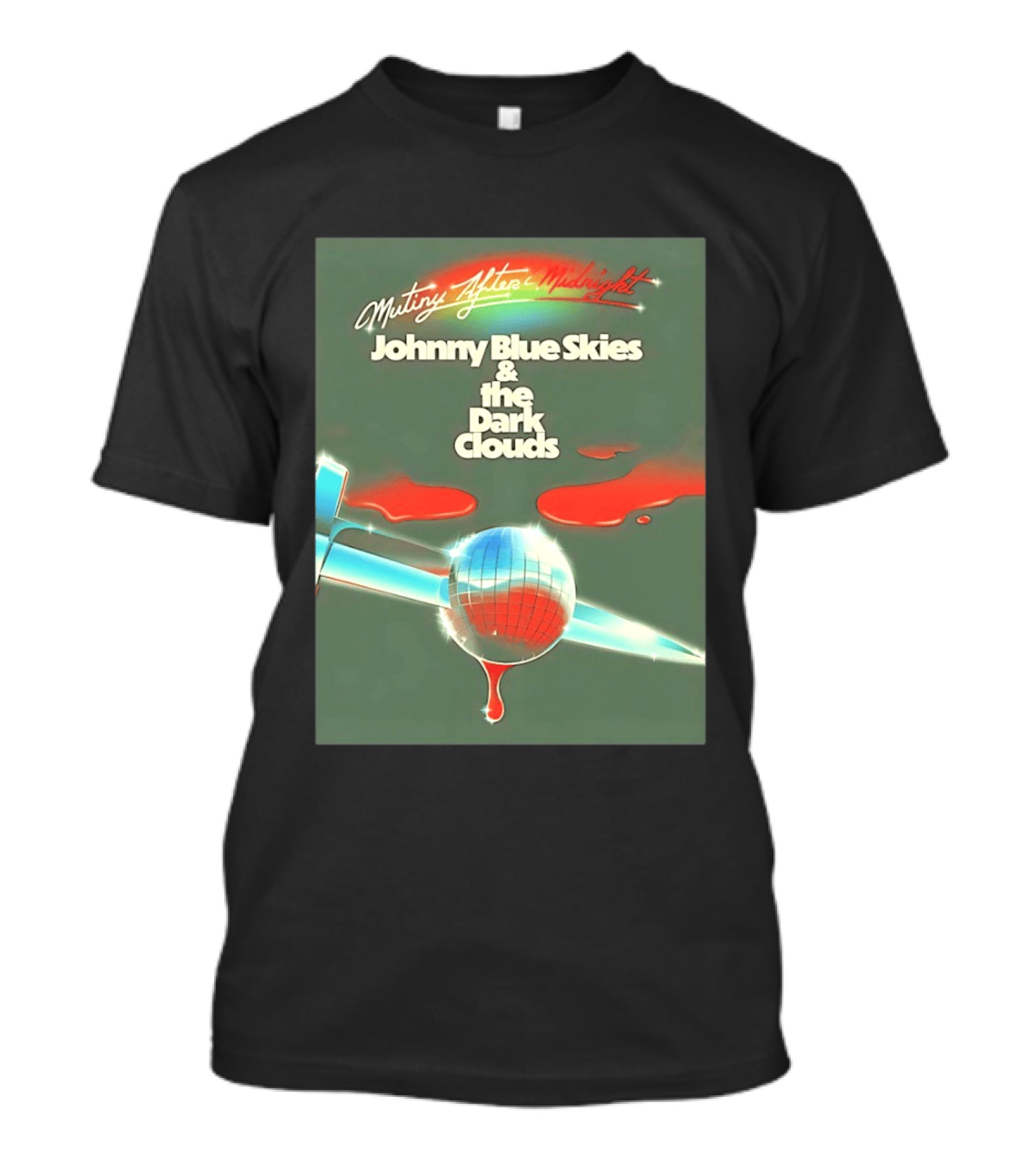 Mutiny After Midnight Johnny Blue Skies And The Dark Clouds Album T-Shirt