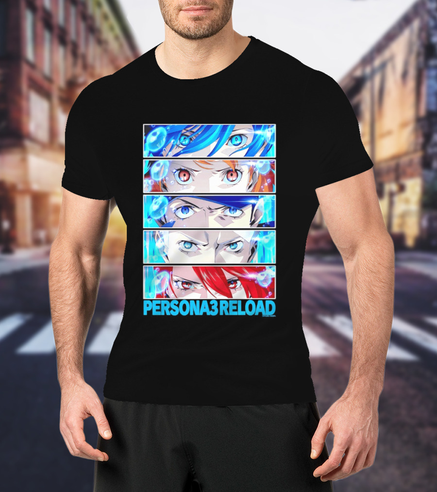 Persona 3 Reload Character Eyes Close Up T-Shirt