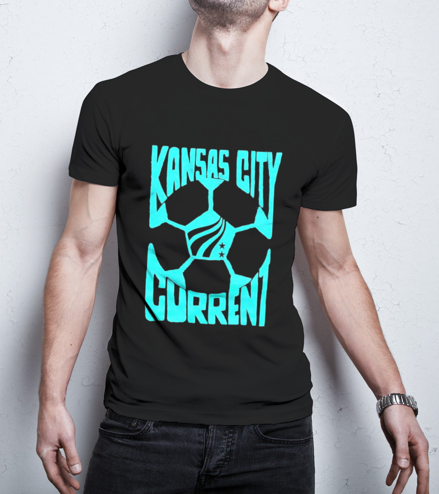 Kansas City Current NWSL Soccer Ball Kansas City Current T-Shirt