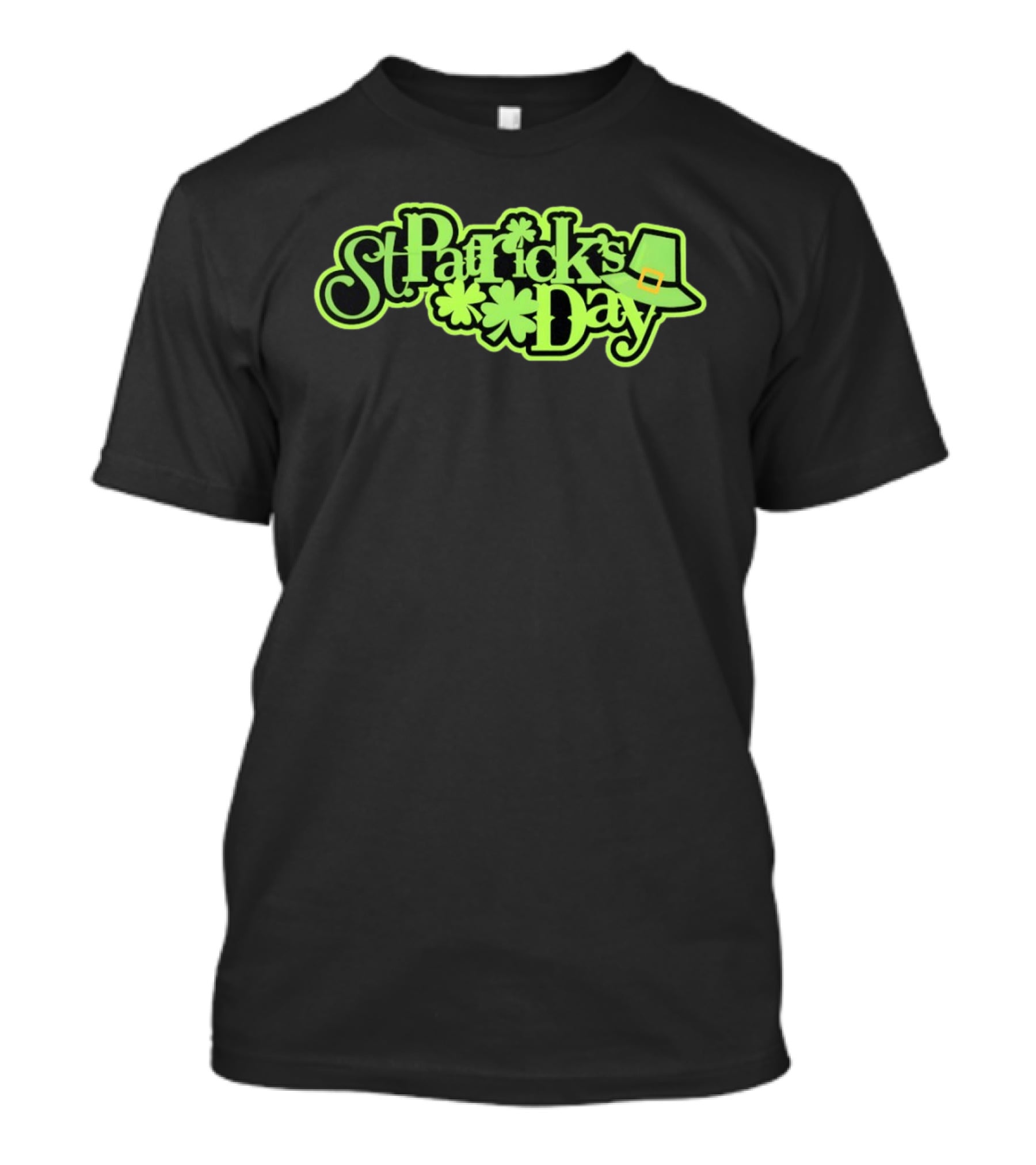 St Patrick's Day Shamrock And Leprechaun Hat T-Shirt