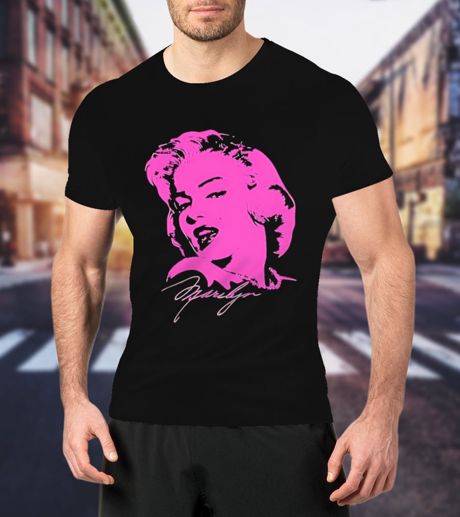 Marilyn Monroe Pink Pop T-Shirt