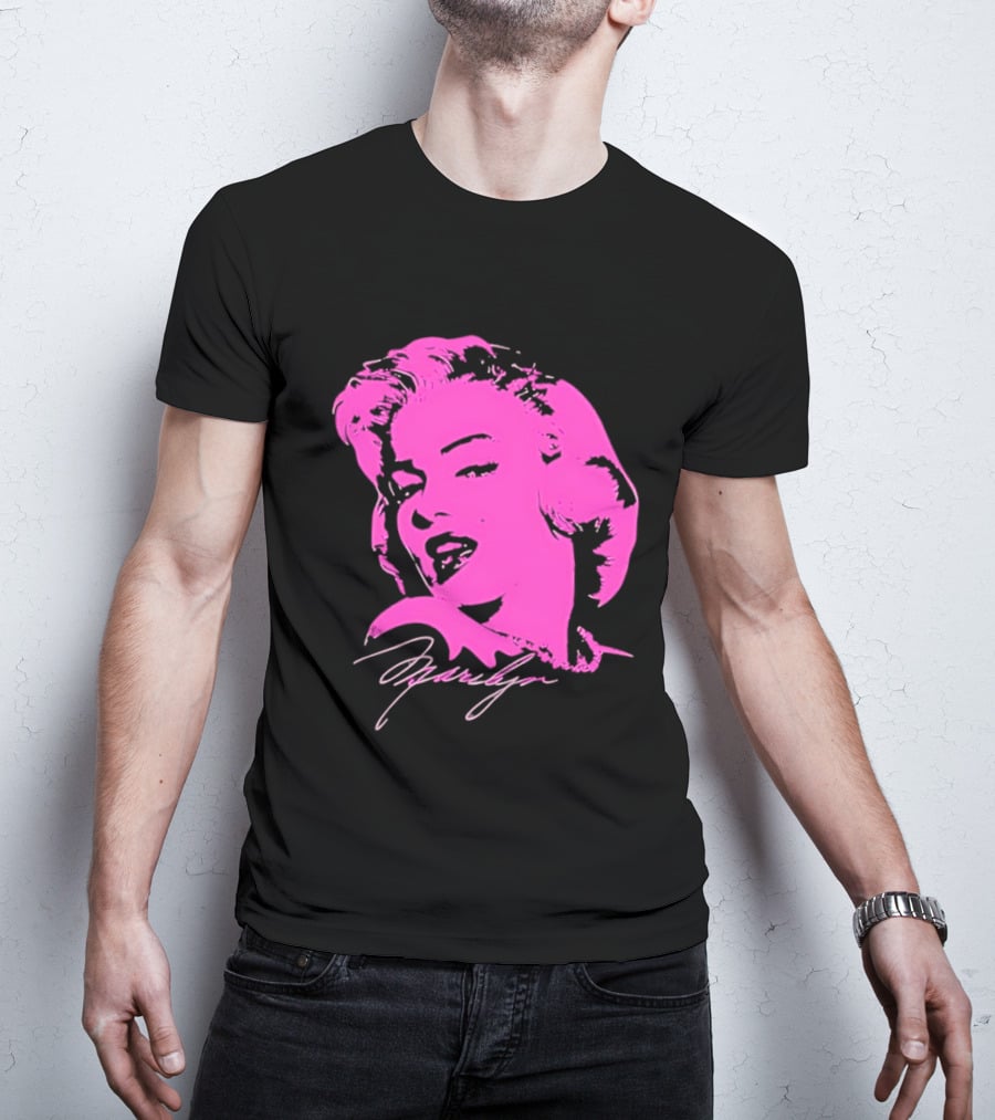 Marilyn Monroe Pink Pop T-Shirt