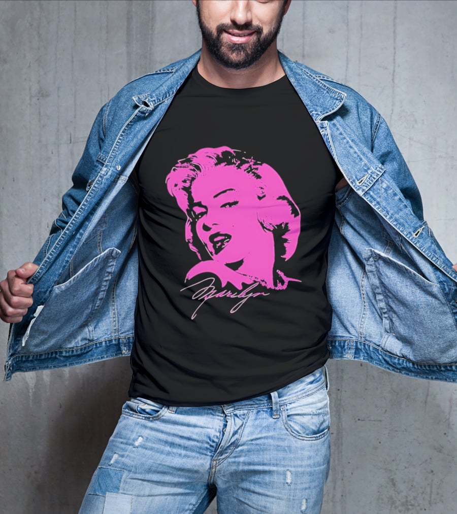 Marilyn Monroe Pink Pop T-Shirt