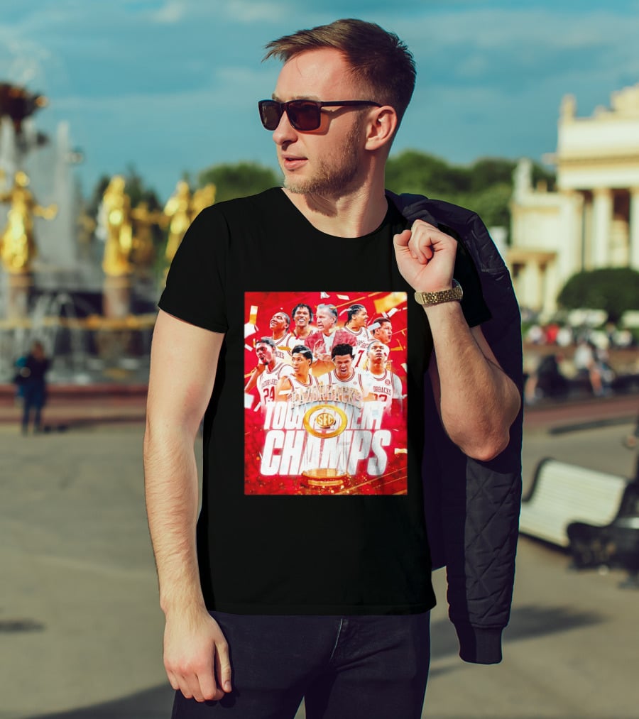 Arkansas Razorbacks SEC Tournament Champs Basketball T-Shirt