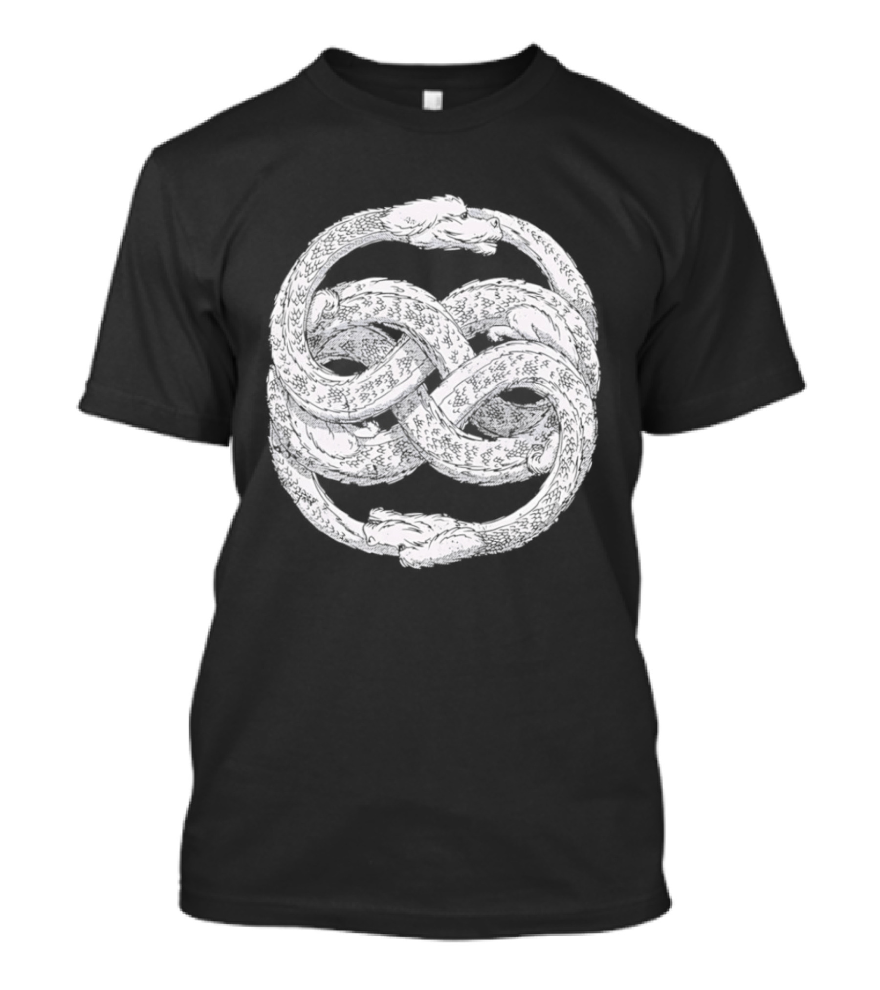 Ouroboros Dragon Infinity Symbol Mythical Creature T-Shirt