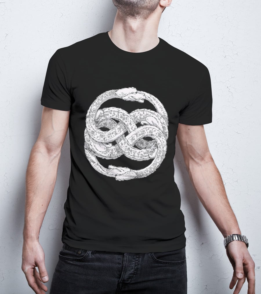 Ouroboros Dragon Infinity Symbol Mythical Creature T-Shirt