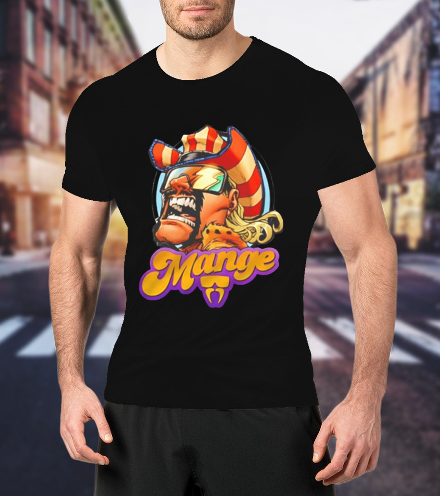 Mange Celebrate All Things Bold Comic Style Retro Hero T-Shirt