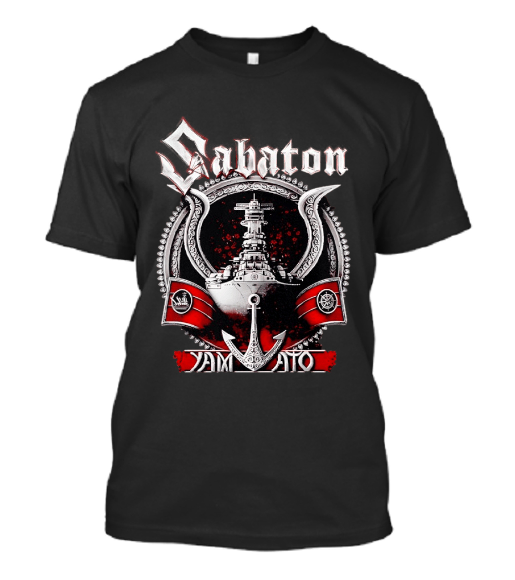 Sabaton Yamato Warship Anchor Nautical T-Shirt