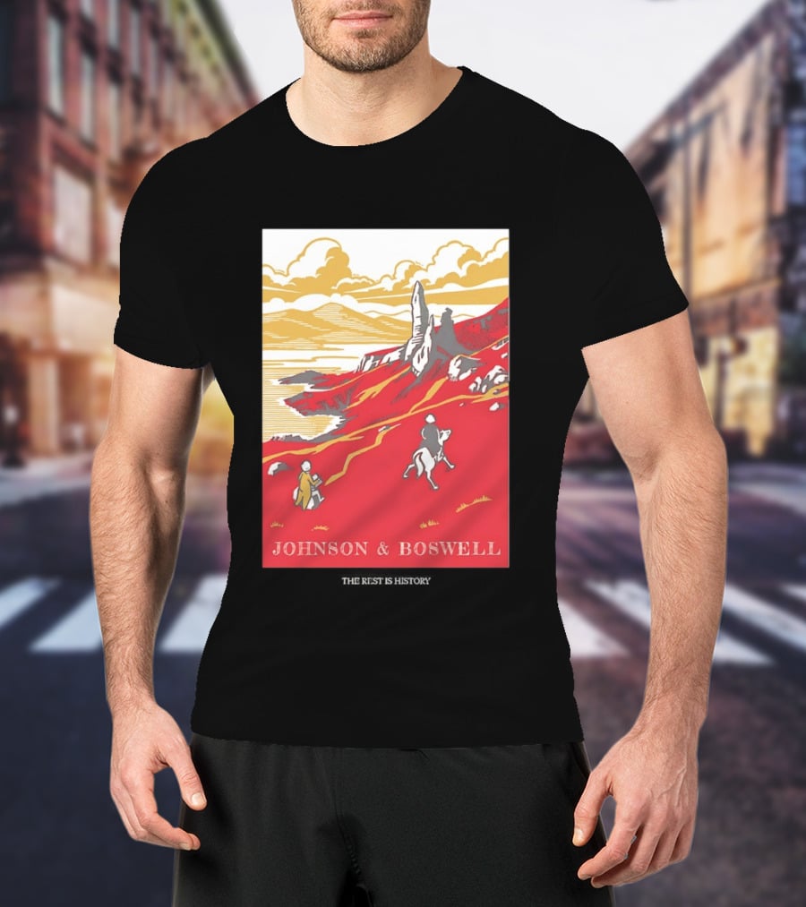 Johnson And Boswell Journey Through Red Landscape And History T-Shirt