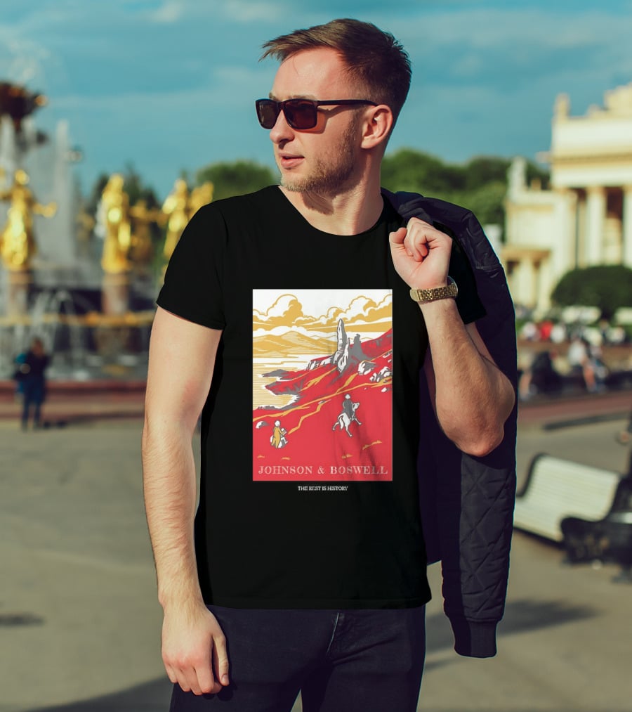 Johnson And Boswell Journey Through Red Landscape And History T-Shirt