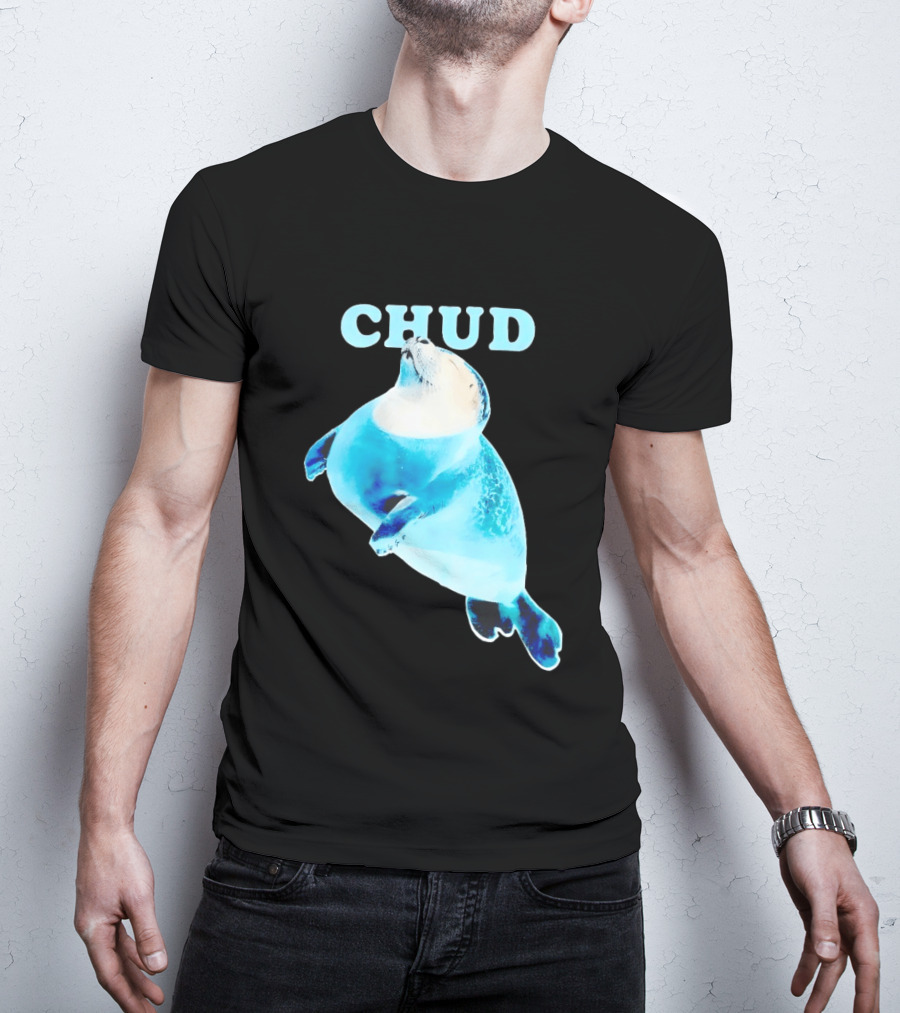 CHUD Seal Floating In Blue Water T-Shirt