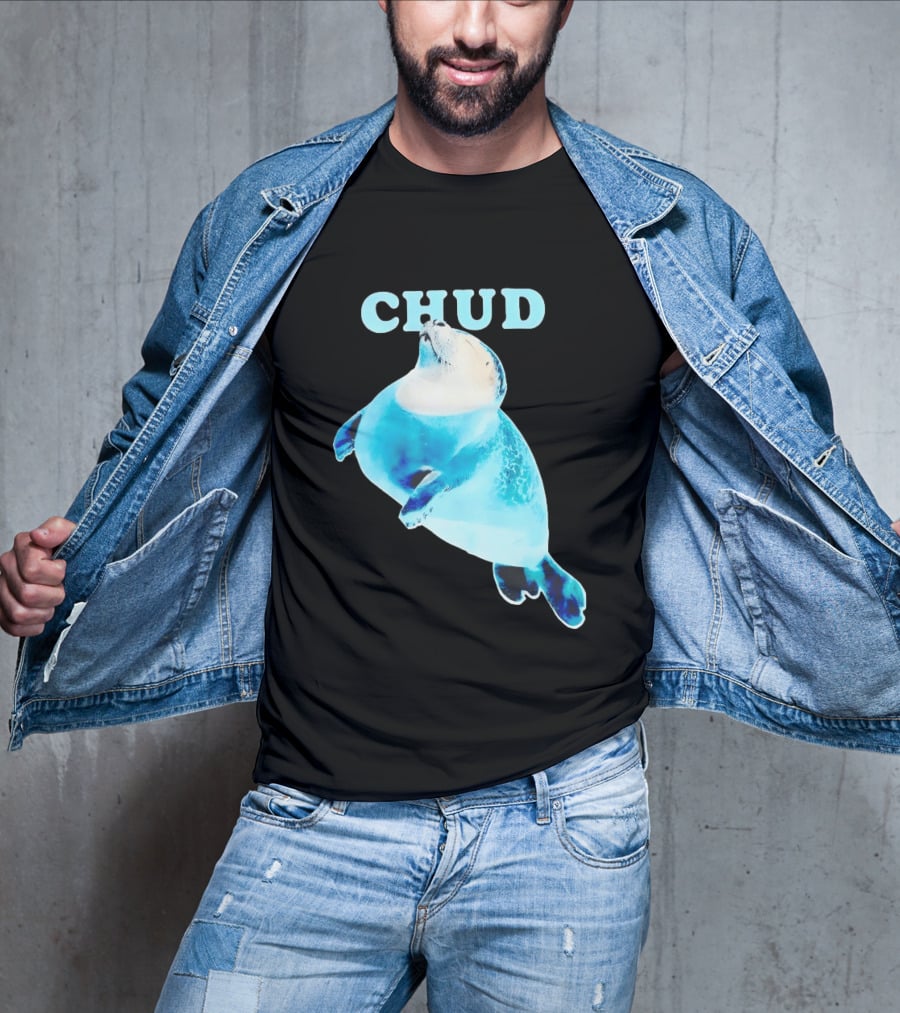 CHUD Seal Floating In Blue Water T-Shirt