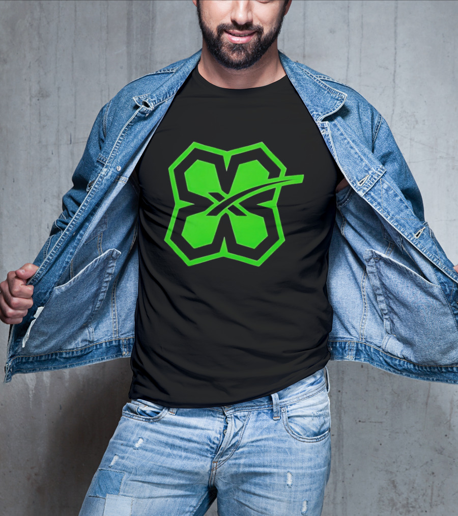 Lucky Four Leaf Clover Symbol Green T-Shirt