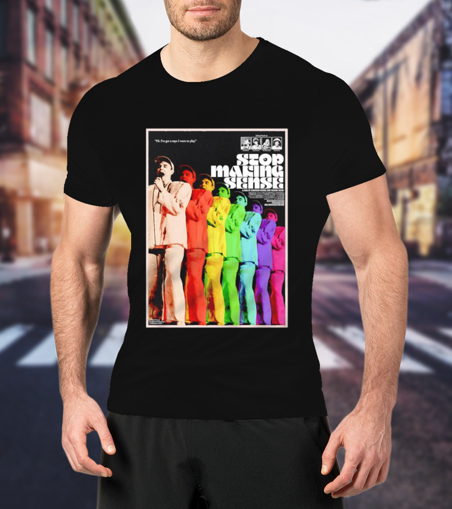 Stop Making Sense Rainbow Concert Film T-Shirt