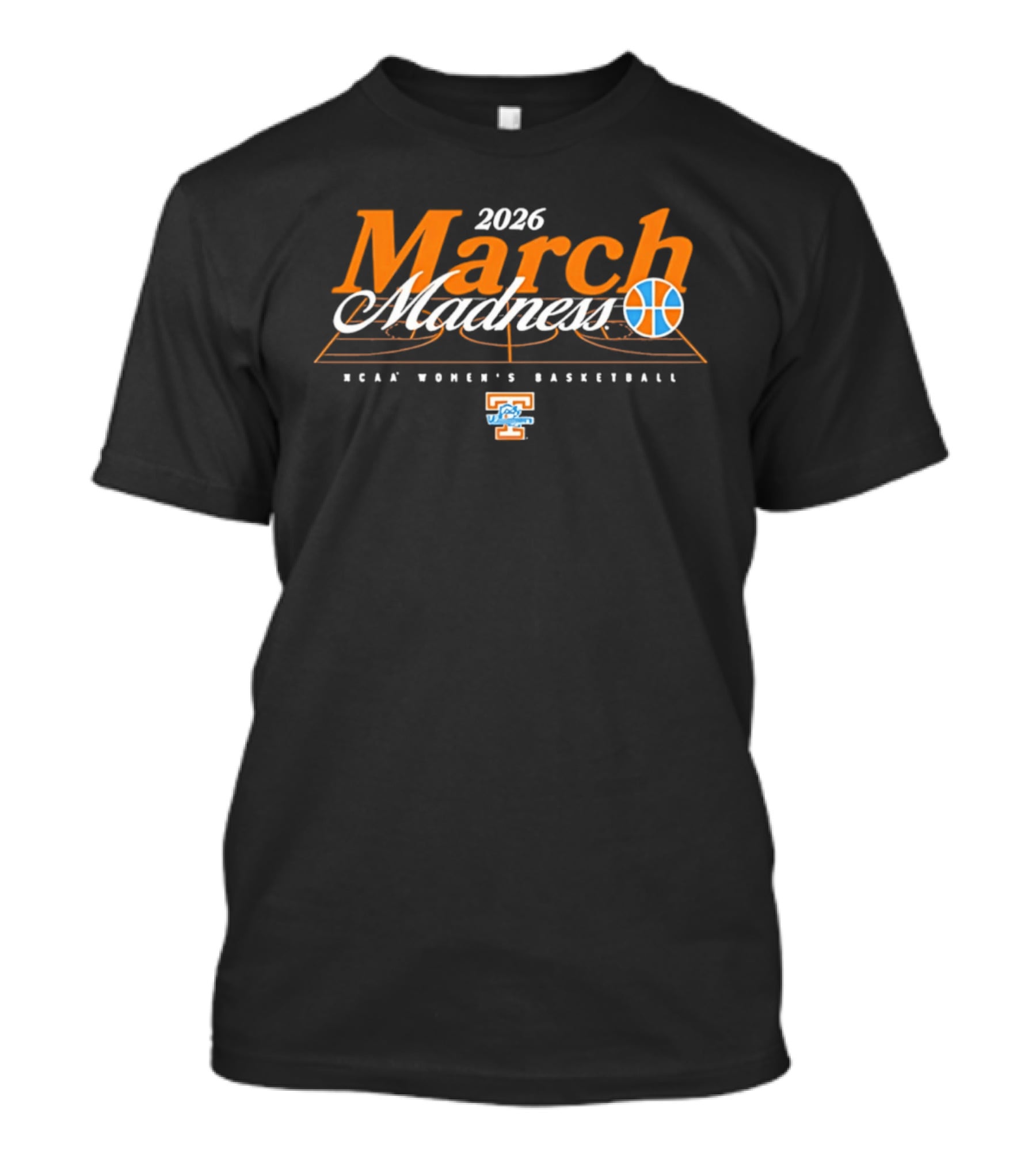 2026 March Madness NCAA Women's Basketball Tennessee Volunteers T-Shirt