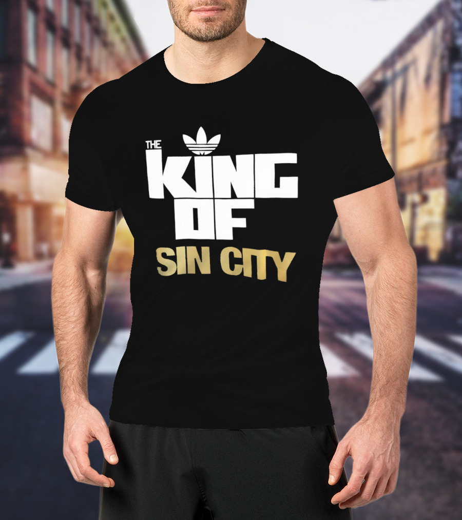The King Of Sin City Adidas Trefoil T-Shirt
