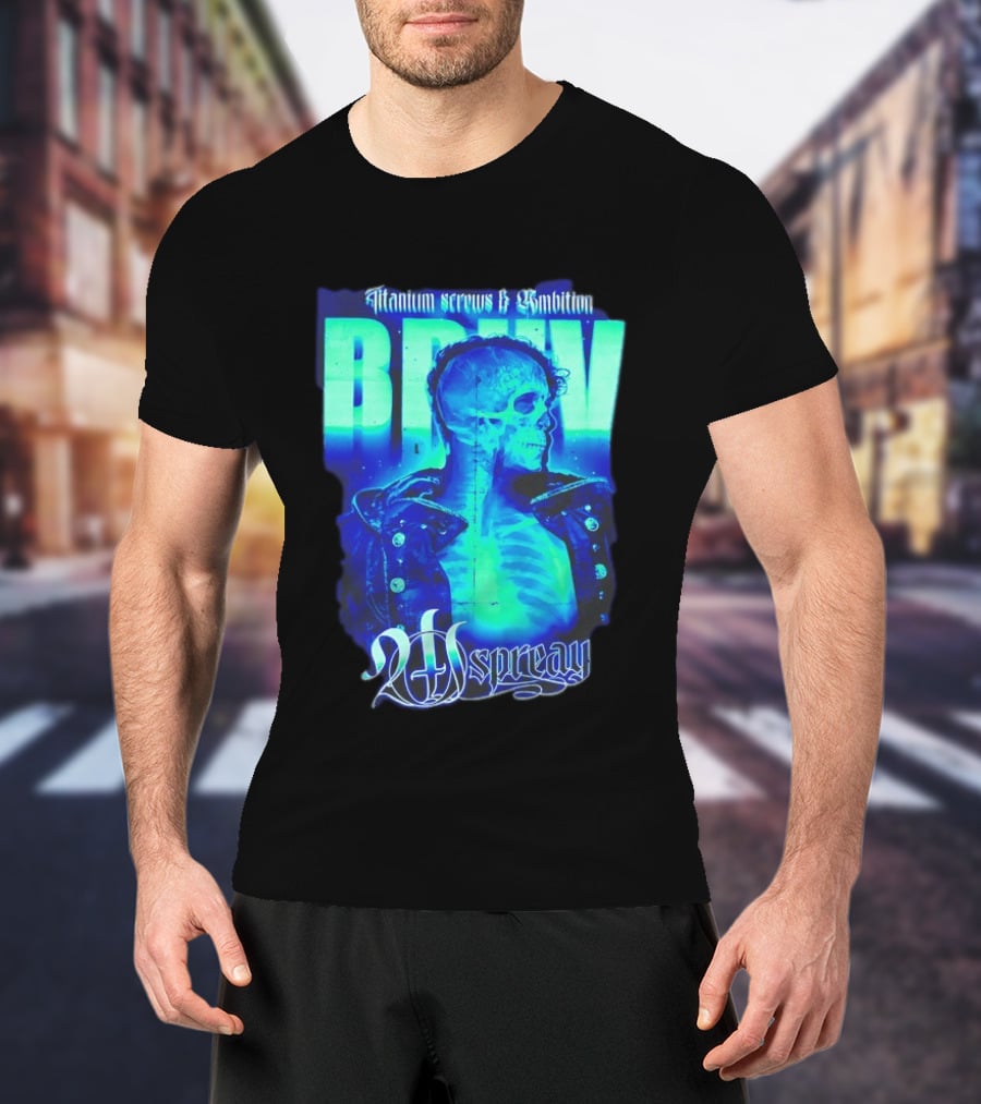 Titanium Screws Ambition Brutal Ospreay T-Shirt