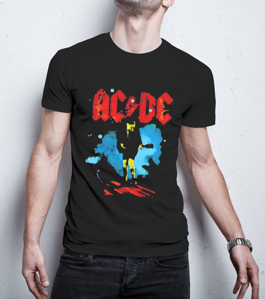 ACDC Angus Young On Stage Rock Legend T-Shirt