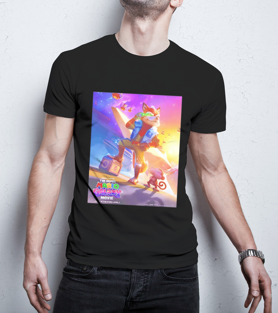 The Super Mario Galaxy Movie Featuring Fox McCloud Teaser T-Shirt