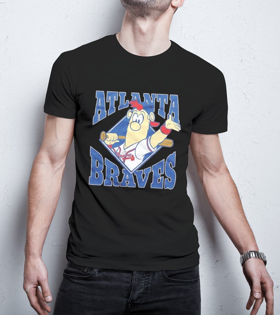Atlanta Braves Blooper MLB Baseball T-Shirt