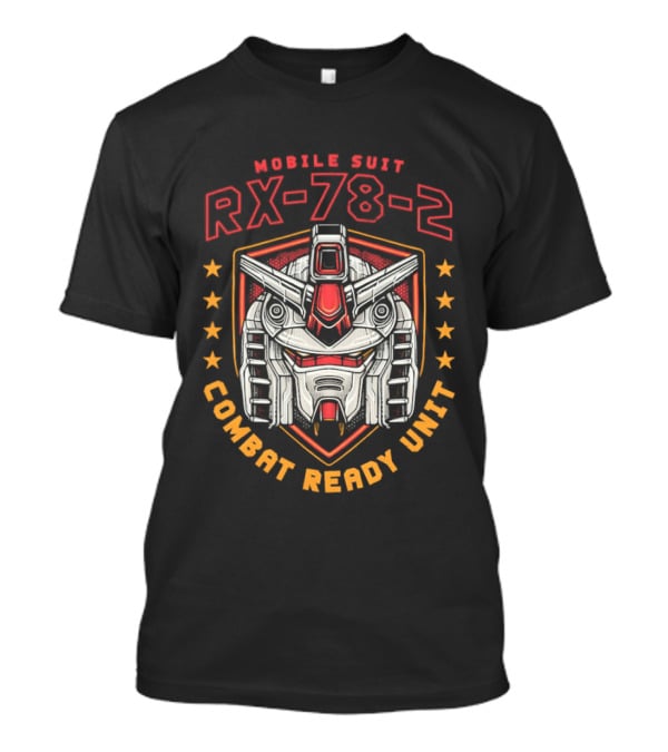 Mobile Suit RX 78 2 Combat Ready Unit Big Head T-Shirt