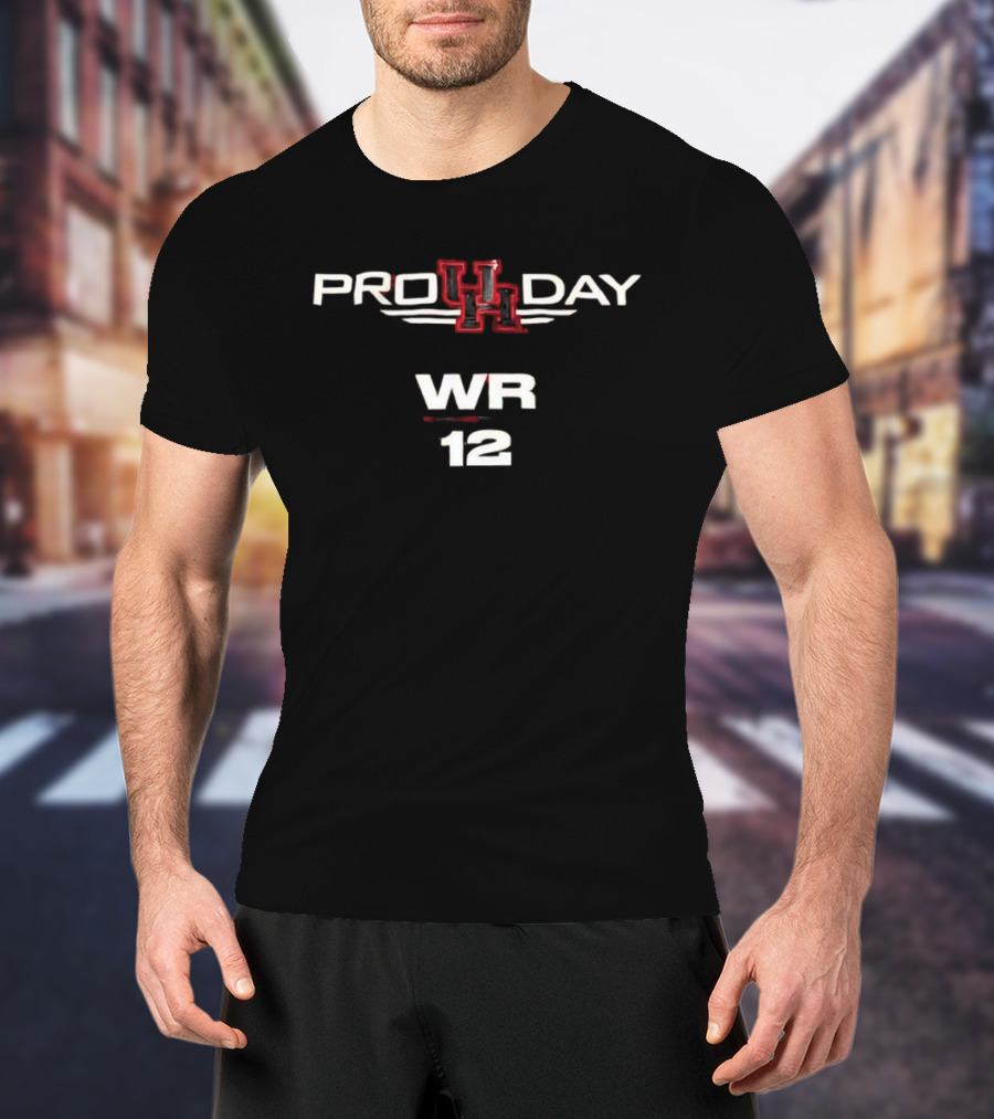 Houston Cougars Pro Day WR 12 T-Shirt