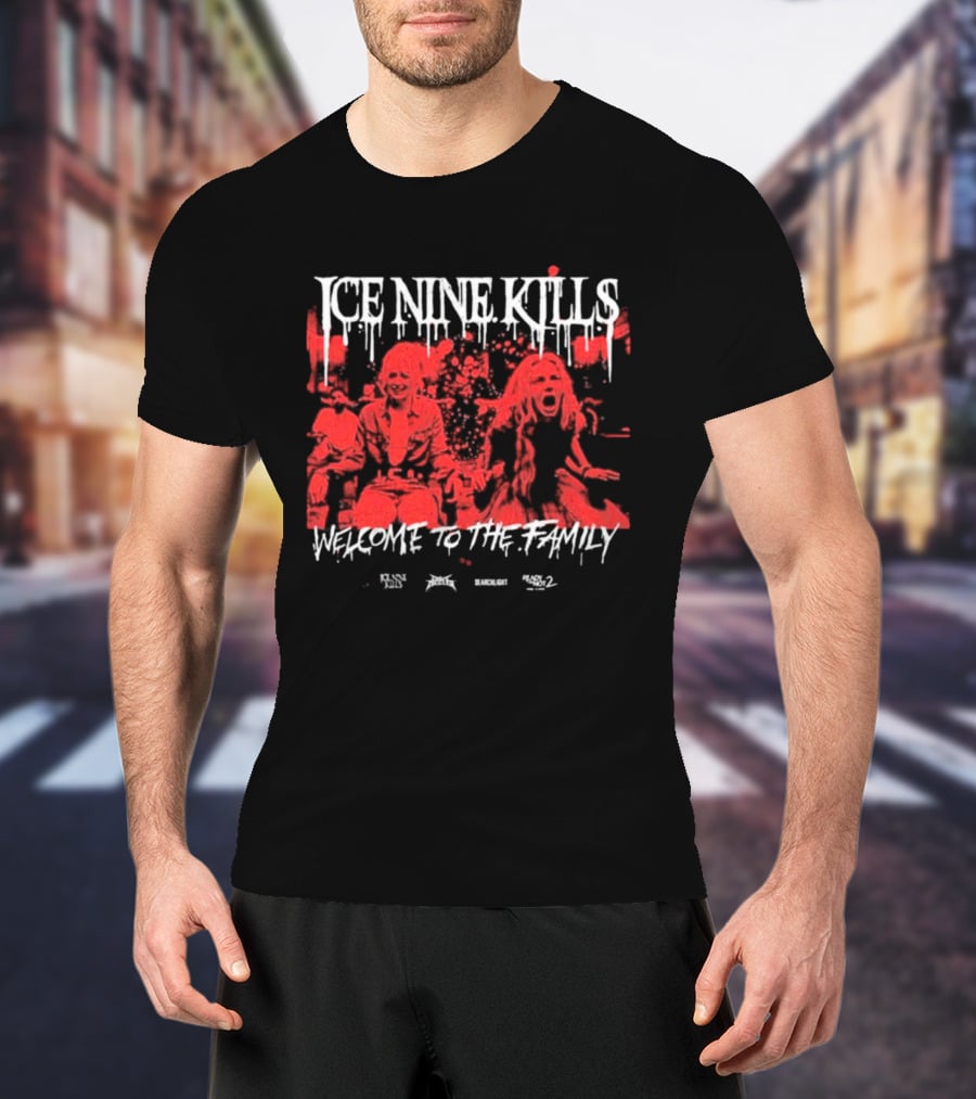 Ice Nine Kills Welcome To The Family Horror Scene T-Shirt