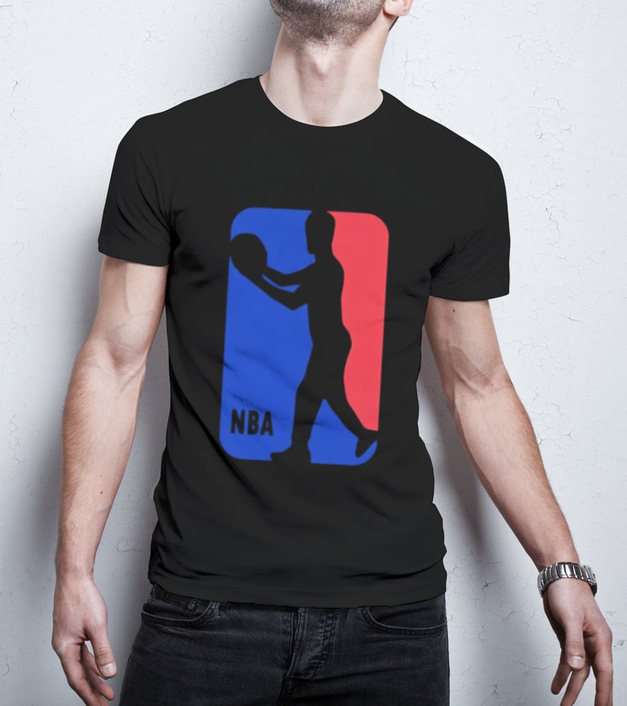 NBA Basketball Player Blue Red T-Shirt