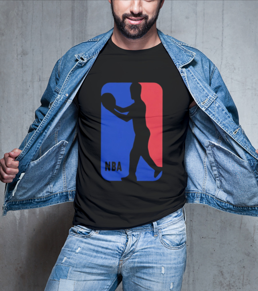 NBA Basketball Player Blue Red T-Shirt