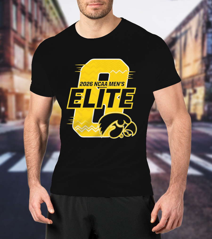 Iowa Hawkeyes 2026 NCAA Men's Elite 8 Basketball T-Shirt