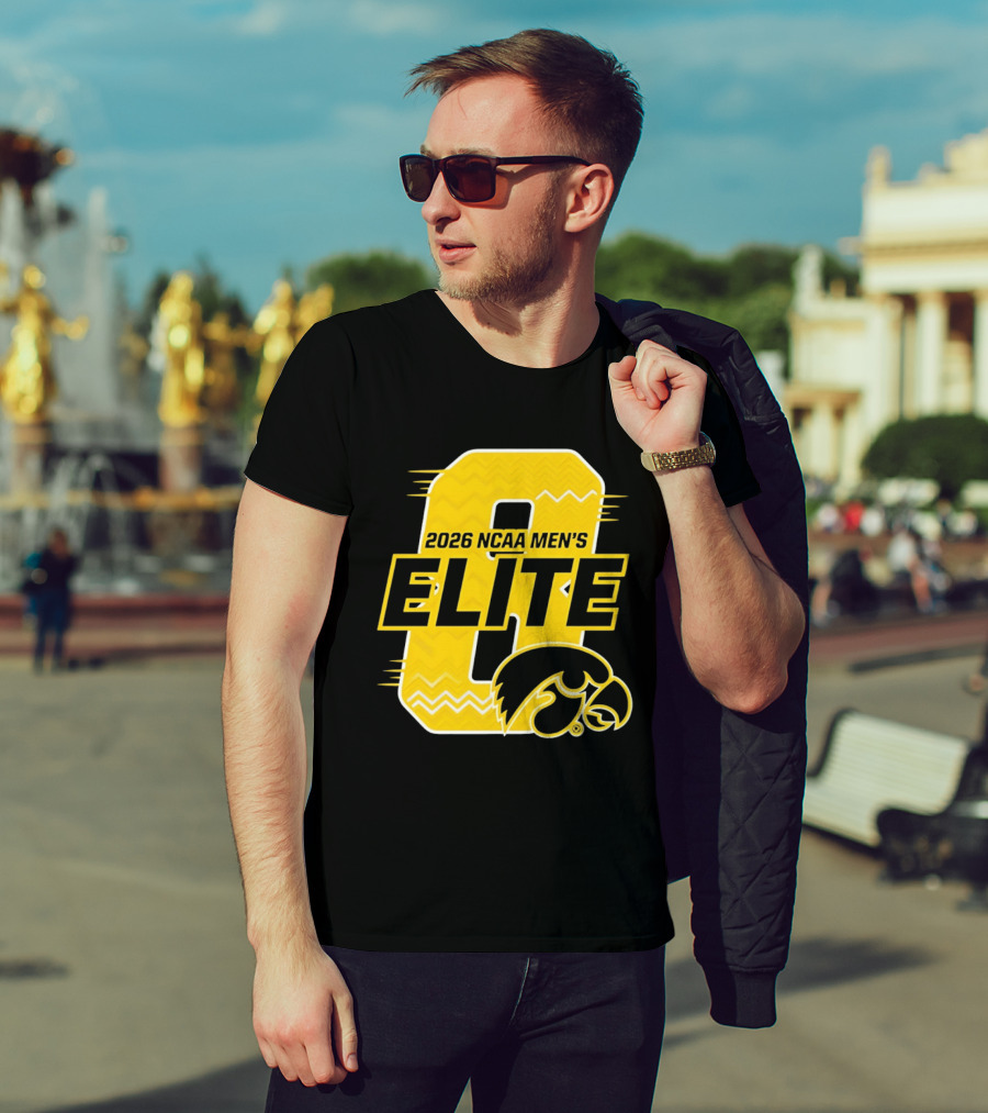 Iowa Hawkeyes 2026 NCAA Men's Elite 8 Basketball T-Shirt