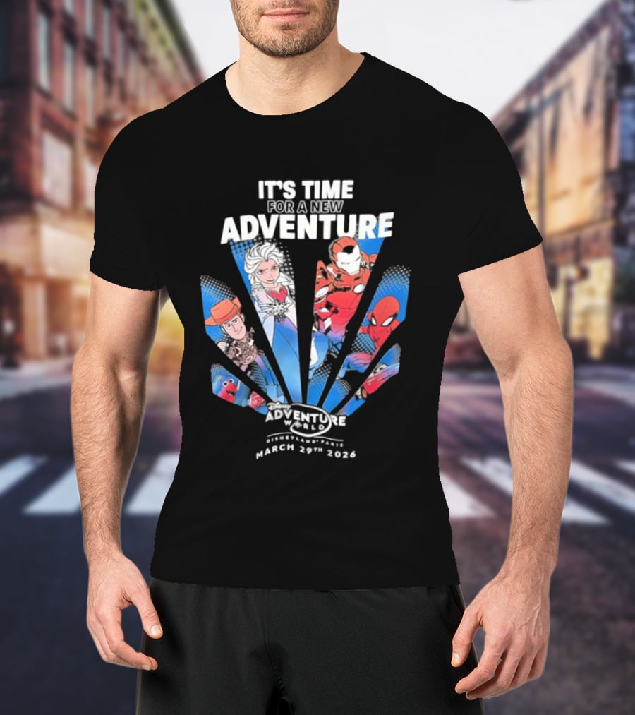 It's Time For A New Adventure At Disney March 29th 2026 T-Shirt