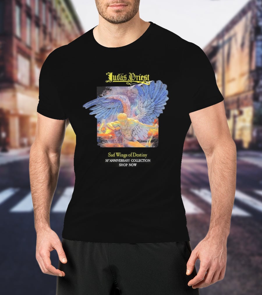 Judas Priest Sad Wings Of Destiny 50th Anniversary Collection T-Shirt