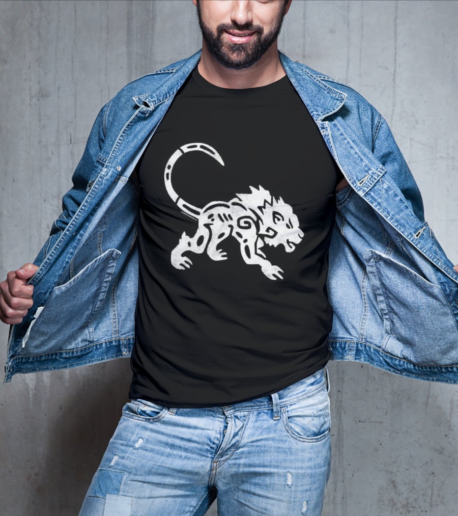 Wizard101 Hidden Temple Jaguars Embroidered White Jaguar T-Shirt