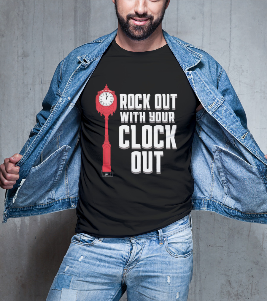 Rock Out With Your Clock Out Cincinnati Tower T-Shirt