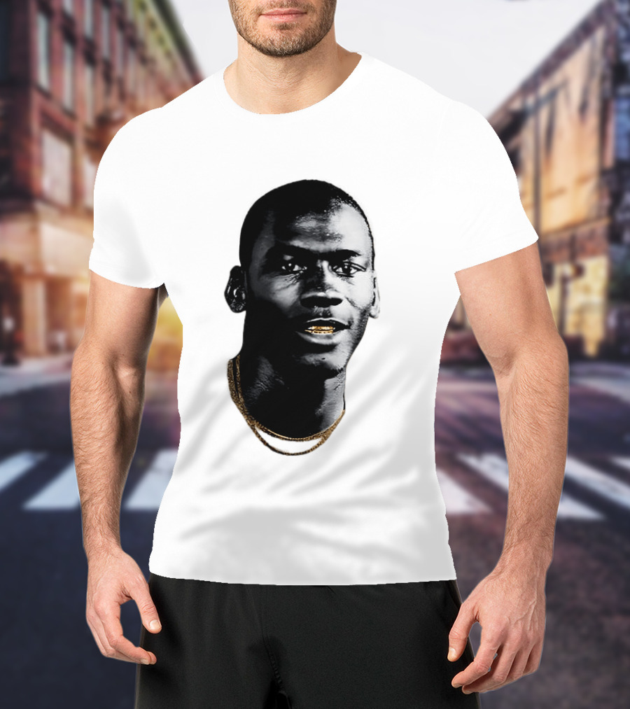 Michael JD Gold Teeth Grill Face T-Shirt