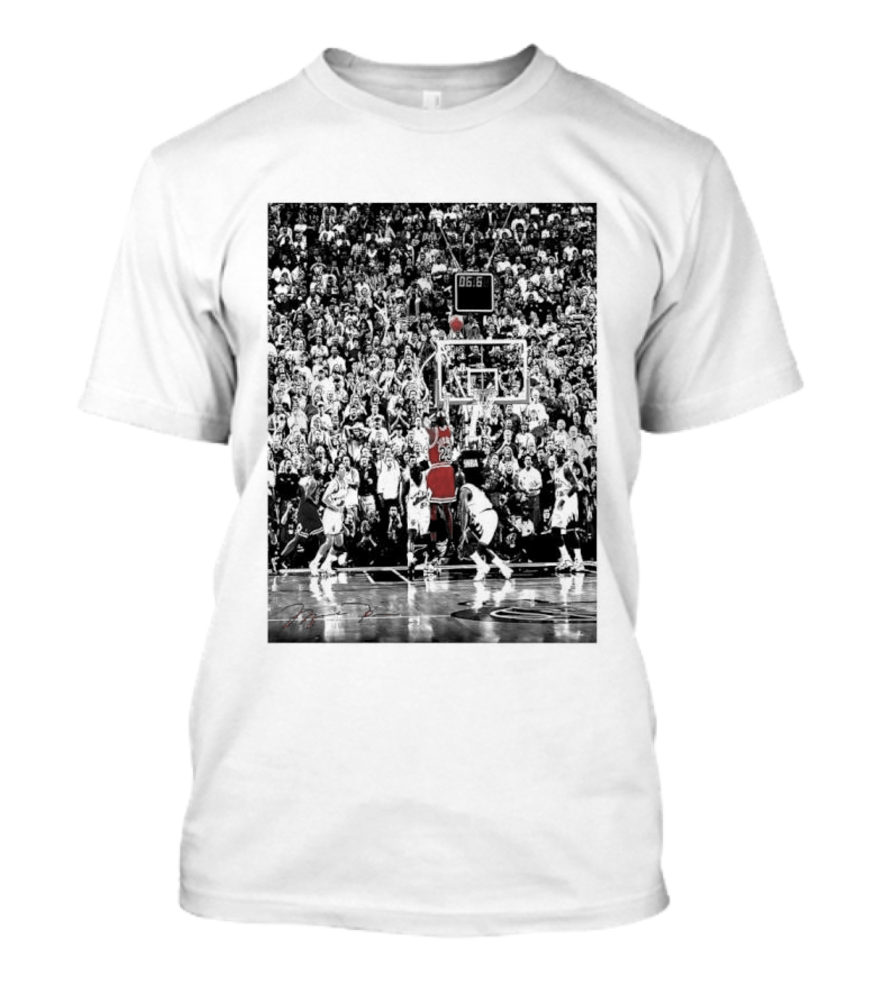 Michael Jordan Last Shot Bulls Basketball Moment T-Shirt