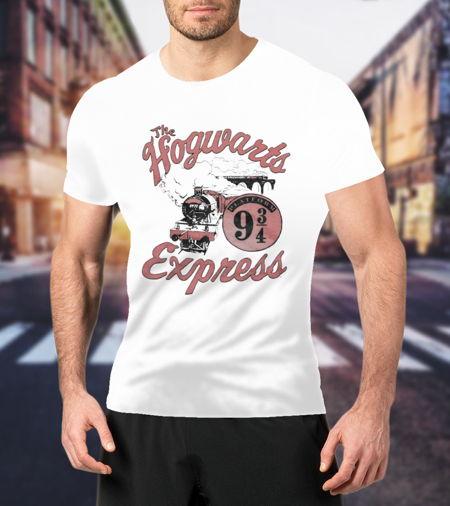 The Hogwarts Express Platform 9 3/4 Train With Smoke T-Shirt