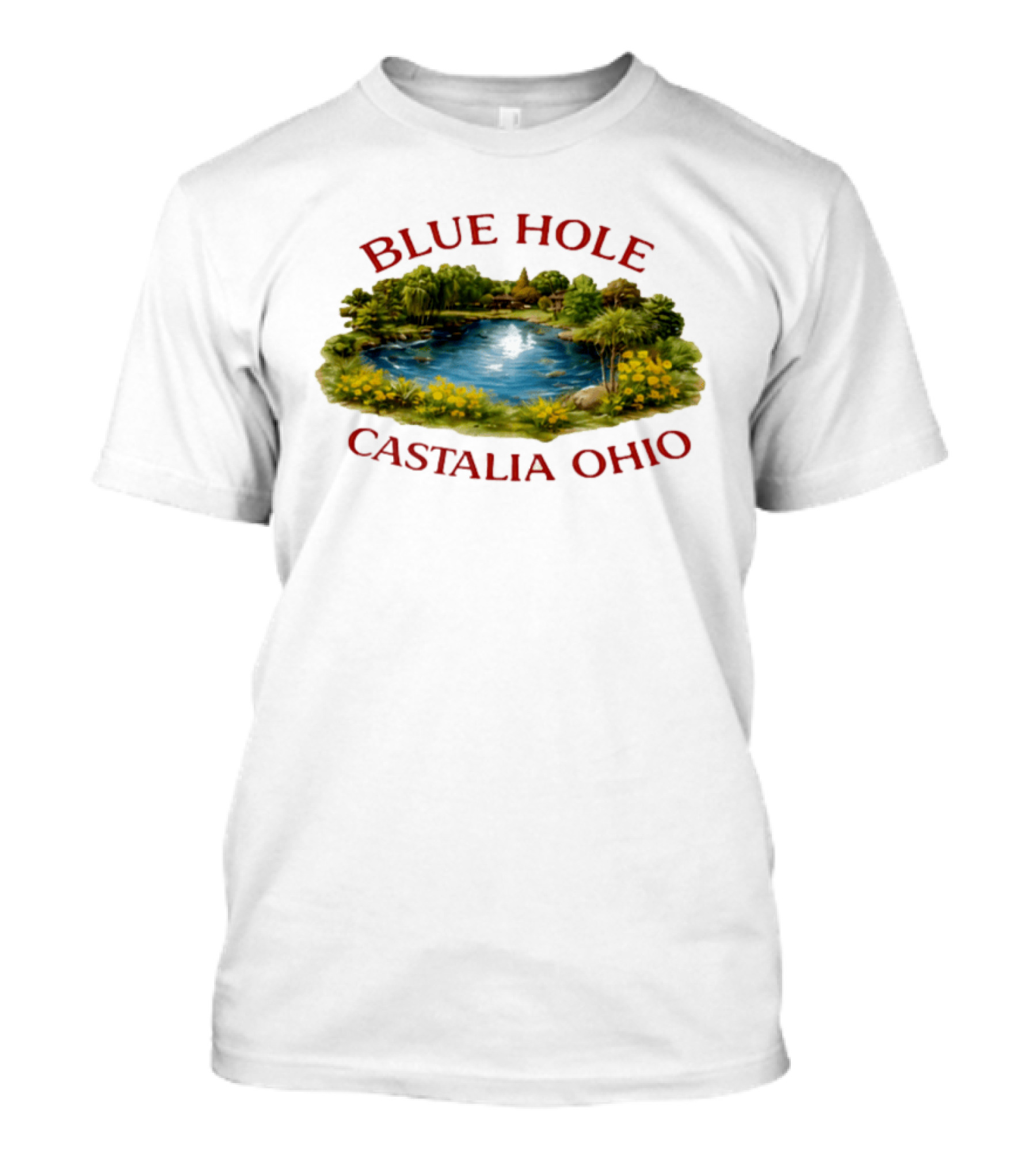 Blue Hole Castalia Ohio Reminders Of Him Kenna Rowan T-Shirt