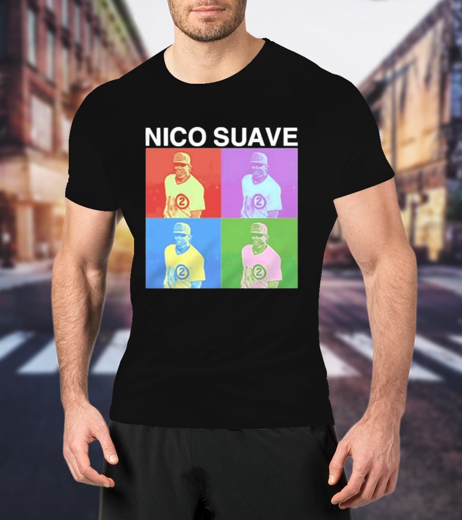Nico Hoerner Nico Suave Chicago Cubs Player Number 2 Pop T-Shirt