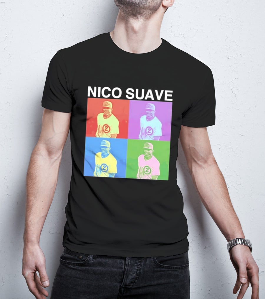 Nico Hoerner Nico Suave Chicago Cubs Player Number 2 Pop T-Shirt