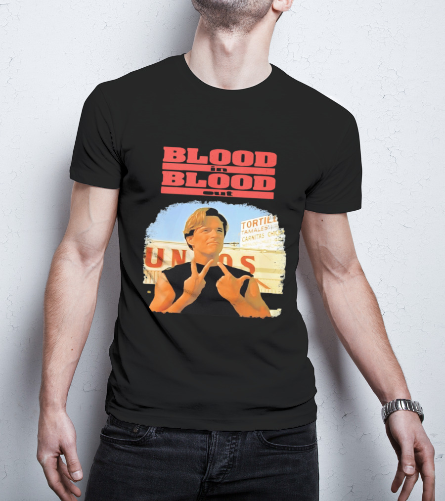 Blood In Blood Out Vatos Locos Image Tribute From Iconic Movie T-Shirt