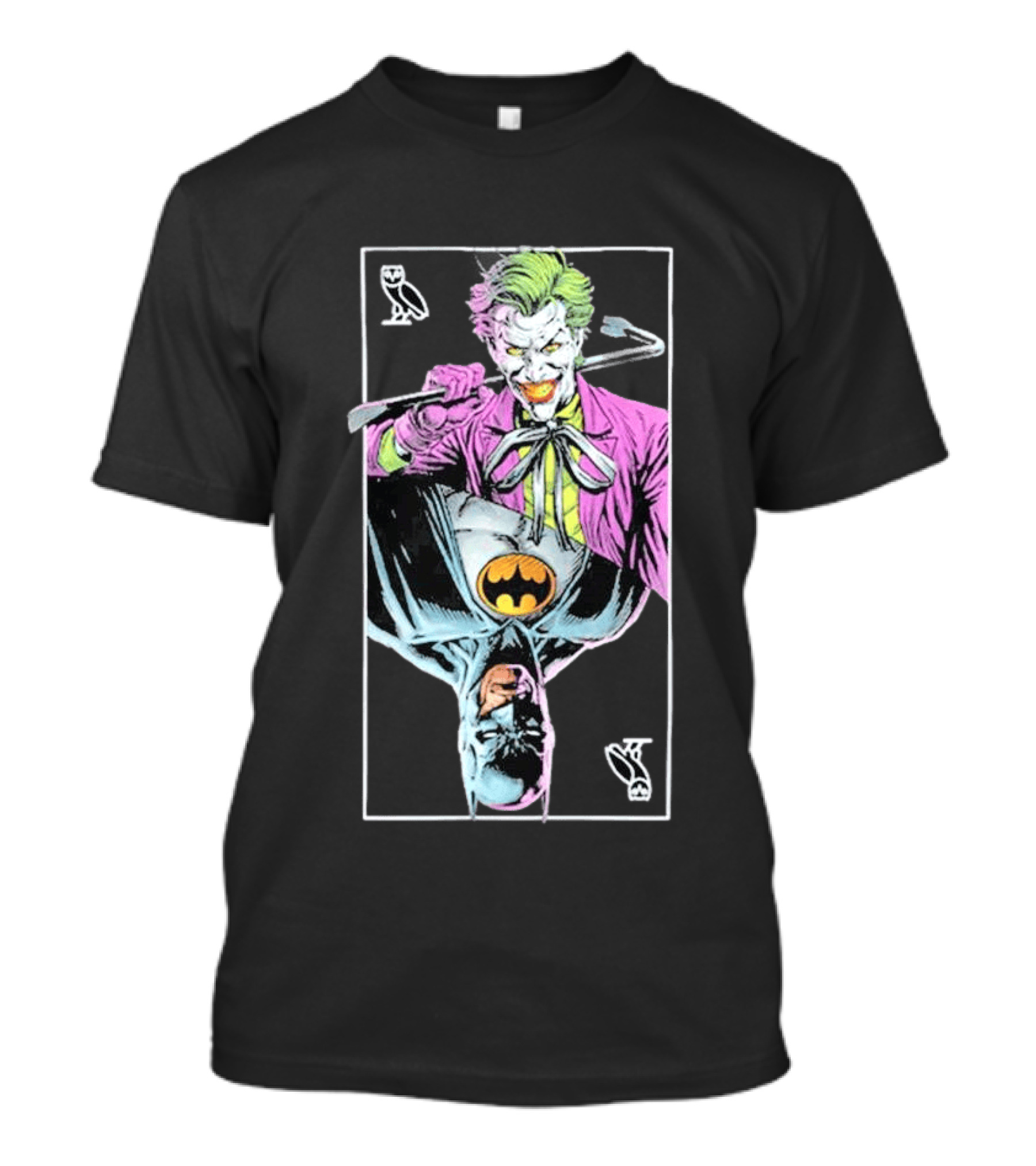 OVO X Batman X The Joker The Mirror Only See The Truth T-Shirt