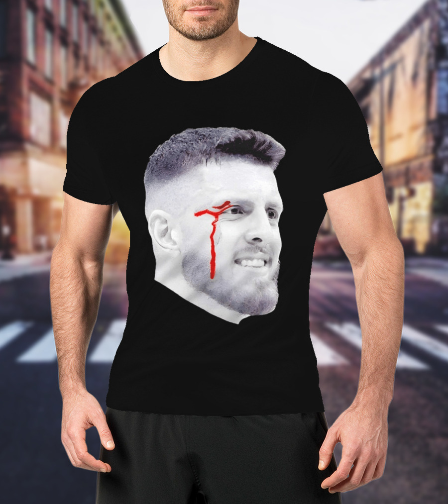 Isaiah Hartenstein IHart Bighead Bloody Face T-Shirt