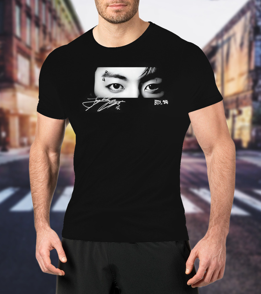 Jungkook Eyes BTS Arirang Tour Apparel K Pop Fandom Fashion T-Shirt
