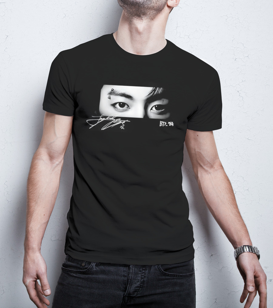Jungkook Eyes BTS Arirang Tour Apparel K Pop Fandom Fashion T-Shirt